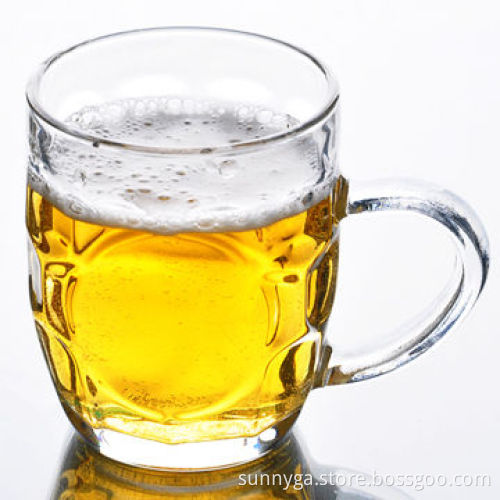 Eco-friendly Wholesale Clear Beer Mug Glass